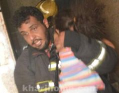 بالصور.. الدفاع المدني ينقذ 6 أطفال و3 نساء من حريق بمشرفة جدة
