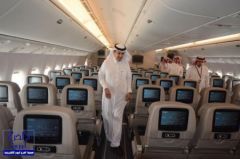 بالصورة.. “الخطوط السعودية” تتسلم طائرة جديدة من طراز بوينج 777
