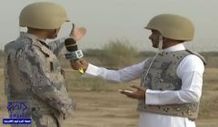 بالفيديو.. قائد حرس الحدود بالطوال يجري مقابلة تلفزيونية أثناء تبادل لإطلاق النار