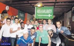 مطعم شهير بالقاهرة يحتفل باليوم الوطني للمملكة بحضور فهد المولد والمحياني