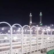 فيديو للسور الجاري تنفيذه على سطح المسجد الحرام لحماية المصلين