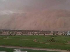 “مدني الجوف” يوضح حقيقة مقطع فيديو يُظهر عاصفة رملية تضرب سكاكا