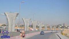 بالصور.. إنجاز 50% من أعمدة جسور قطار الرياض غرب المسار الثالث