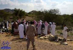 بالصور.. اشتباك مع الحوثيين يودي بحياة الرقيب الغزواني.. والجموع يشيعون جثمانه ببلغازي