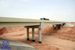 بالصور.. وزارة النقل تفتتح جسر الثمامة “شرق الرياض”