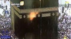 بالفيديو.. أمطار غزيرة على مكة المكرمة