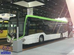 صور لحافلات مشروع النقل العام بالرياض من طراز “مرسيدس”
