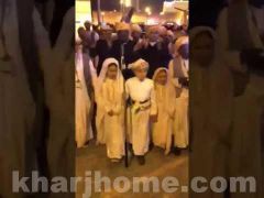 بالفيديو.. “زفة تراثية” لأصغر عروسين في الجنادرية‎