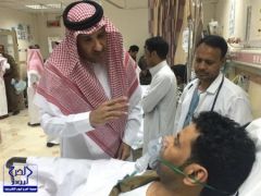 بالفيديو والصور.. أمير المدينة المنورة يطمئن على مصابي التفجير ويتفقد موقعه‎