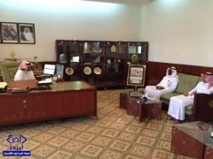 محافظ الخرج يستقبل مدير مستشفى الملك خالد الدكتور برناوي