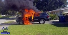 جهاز “سامسونغ نوت 7” يحرق سيارة أمريكي متوقفة أمام منزله!