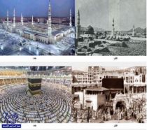 صور تحكي نمو وتطور بنايات وشوارع المملكة على مدار 86 عاماً