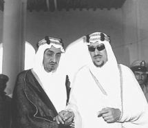 صورتان نادرتان للملك سعود والملك فيصل داخل مقر “بي بي سي”