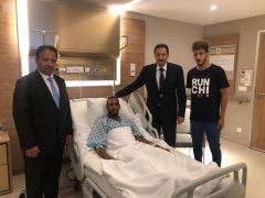السفير السعودي في تركيا يطمئن على صحة المواطن الذي أصيب في السطو المسلح