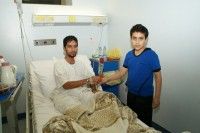 أشبال التميز يزورون المرضى بمستشفى الملك خالد