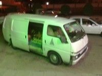 سيارة جامعة الأمير نايف للعلوم الأمنية تنقل الخضار في أسواق الخرج!!